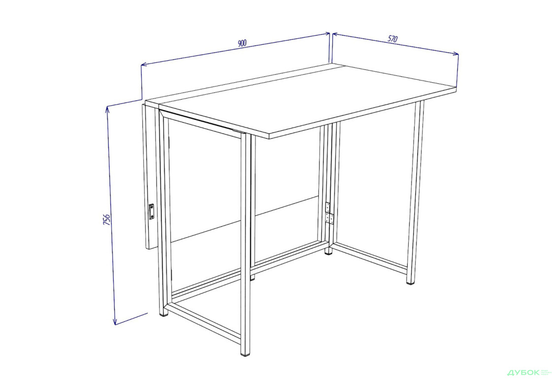 Изображение 7 - Стол-трансформер Knap Knap Spier DUO / Спир дуо 90х107 см раскладной, Дуб сонома