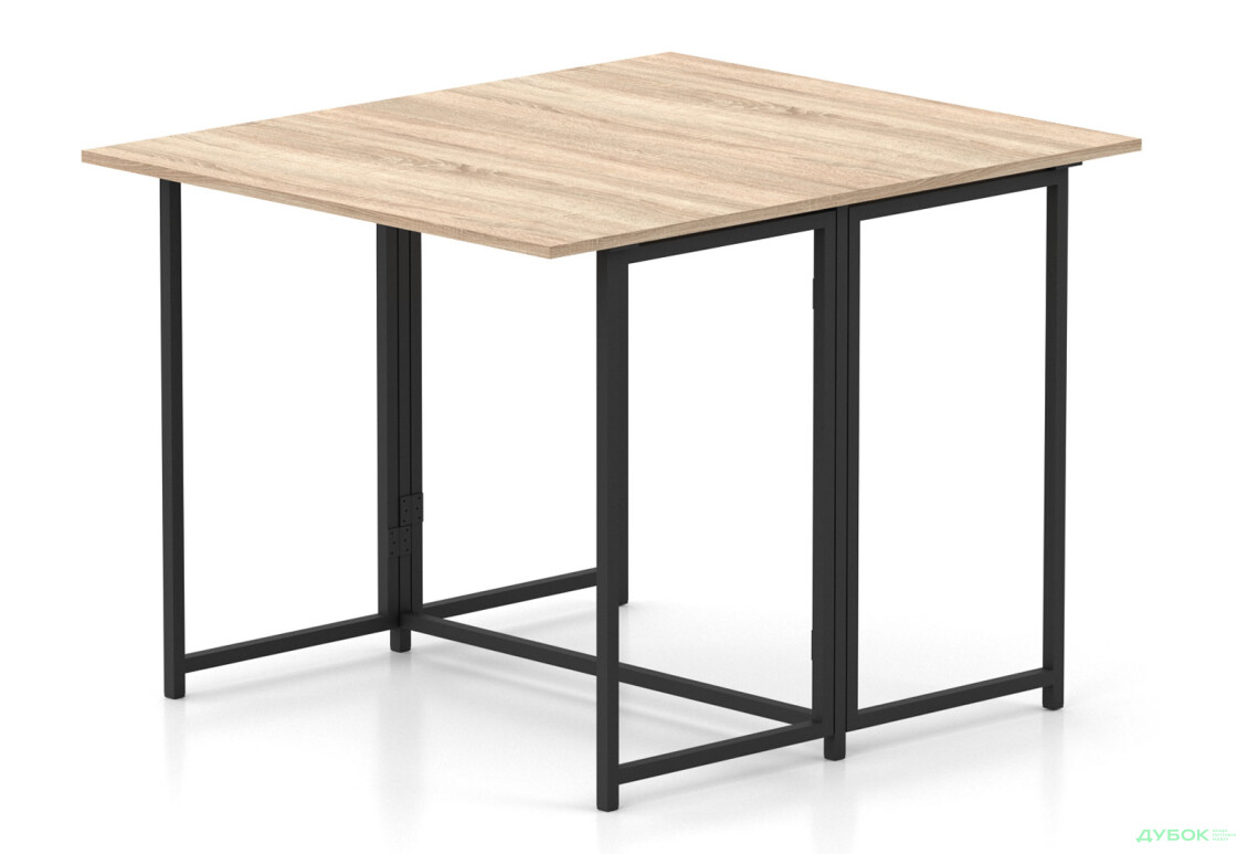 Стол-трансформер Knap Knap Spier DUO / Спир дуо 90х107 см раскладной, Дуб сонома