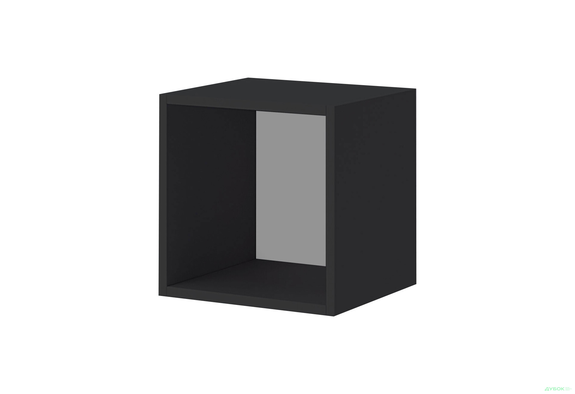 Шафка навісна відкрита MiroMark Бокс Секція-10 35 см Колір корпусу: чорний - Зображення 1 Зображення 1 - Шафка навісна відкрита MiroMark Бокс Секція-10 35 см Колір корпусу: чорний