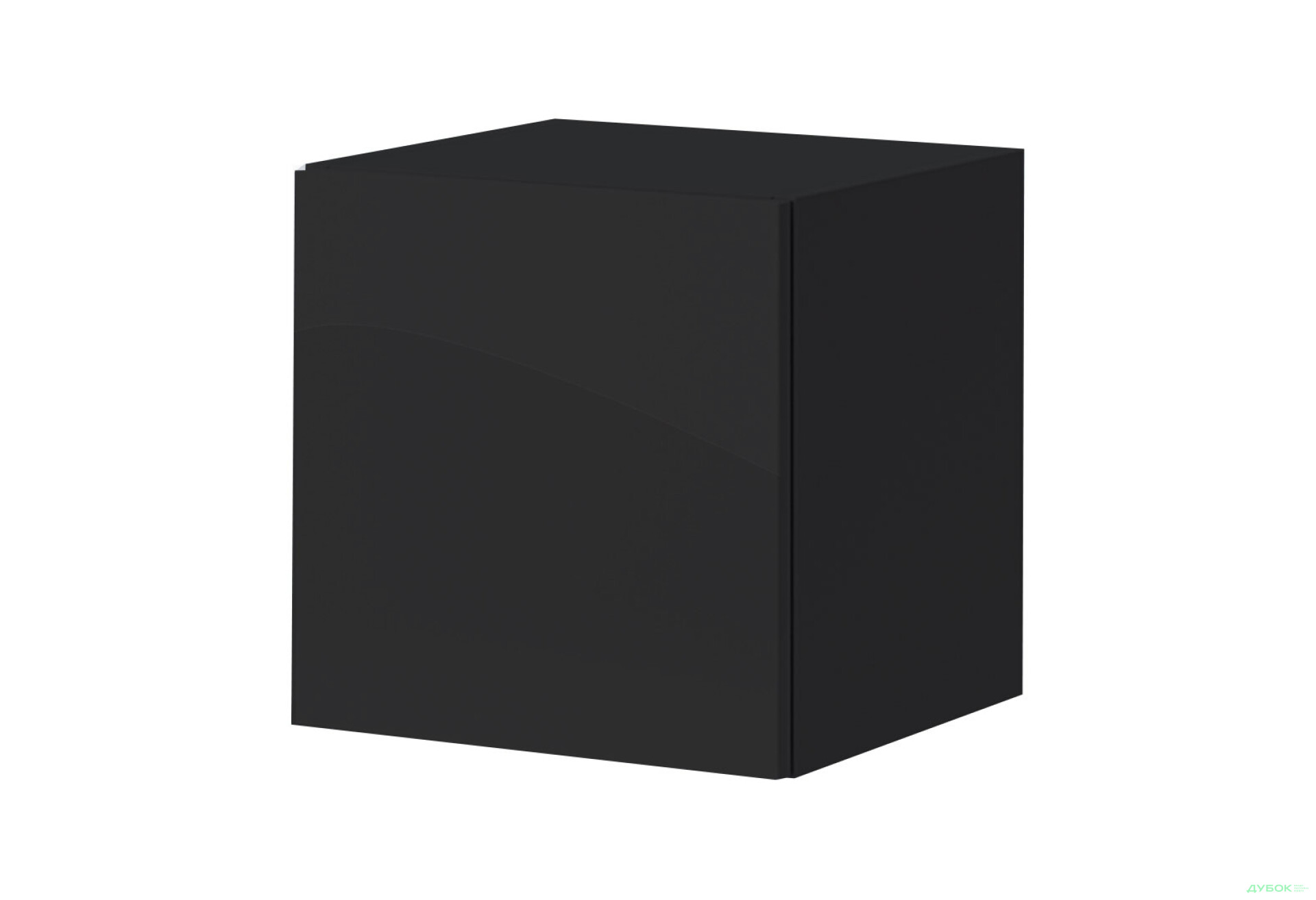 Фото 1 - Шкафчик навесной МироМарк Бокс Секция-20 35 см глянец черный