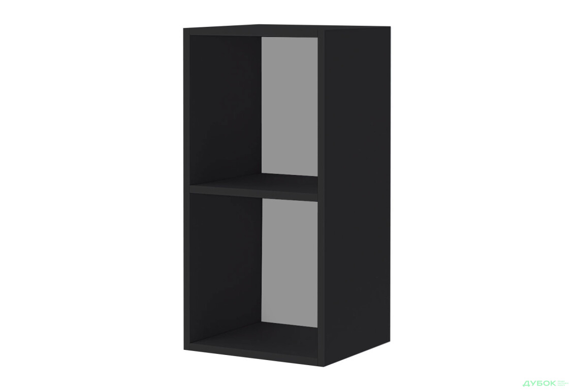Шафка навісна відкрита MiroMark Бокс Секція-15 35 см Колір корпусу: чорний - Зображення 1 Зображення 1 - Шафка навісна відкрита MiroMark Бокс Секція-15 35 см Колір корпусу: чорний