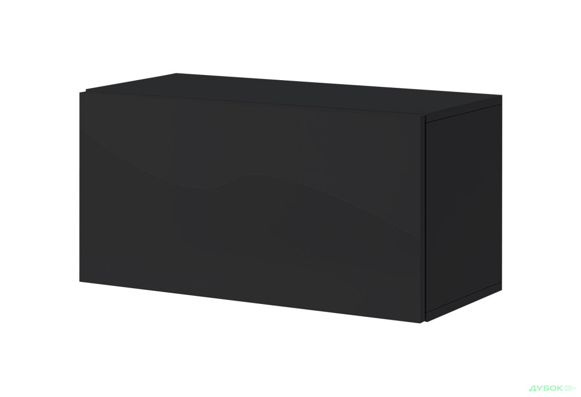 Шкафчик навесной МироМарк Бокс Секция-31 70 см глянец черный