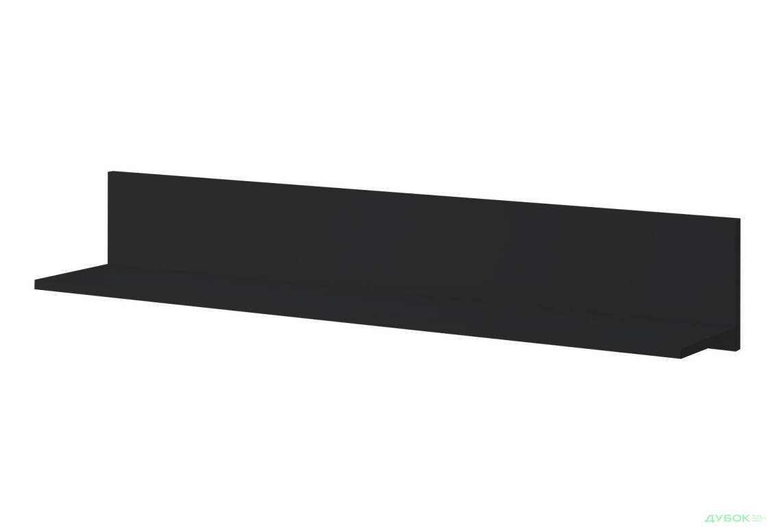 Полиця навісна MiroMark Бокс Секція-90 105 см глянець чорний