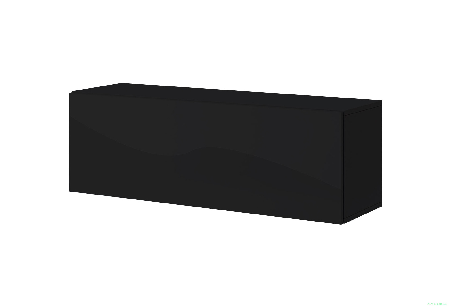 Шафка навісна MiroMark Бокс Секція-32 105 см глянець чорний - Зображення 1 Зображення 1 - Шафка навісна MiroMark Бокс Секція-32 105 см глянець чорний