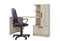 Стіл комп'ютерний Garant Стандарт 150x59 см зі стелажем дуб сонома, збірка права - Зображення 2 Зображення 2 - Стіл комп'ютерний Garant Стандарт 150x59 см зі стелажем дуб сонома, збірка права
