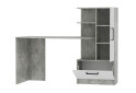 Стіл комп'ютерний Garant Стандарт 150x59 см зі стелажем Індастріал / Німфея альба, збірка права - Зображення 3 Зображення 3 - Стіл комп'ютерний Garant Стандарт 150x59 см зі стелажем Індастріал / Німфея альба, збірка права
