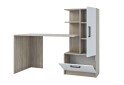 Зображення 3 - Стіл комп'ютерний Garant Стандарт 150x59 см зі стелажем Урбан ойстер / Німфея альба, збірка права