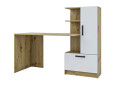 Зображення 1 - Стіл комп'ютерний Garant Стандарт 150x59 см зі стелажем Дуб артизан / Німфея альба, збірка права