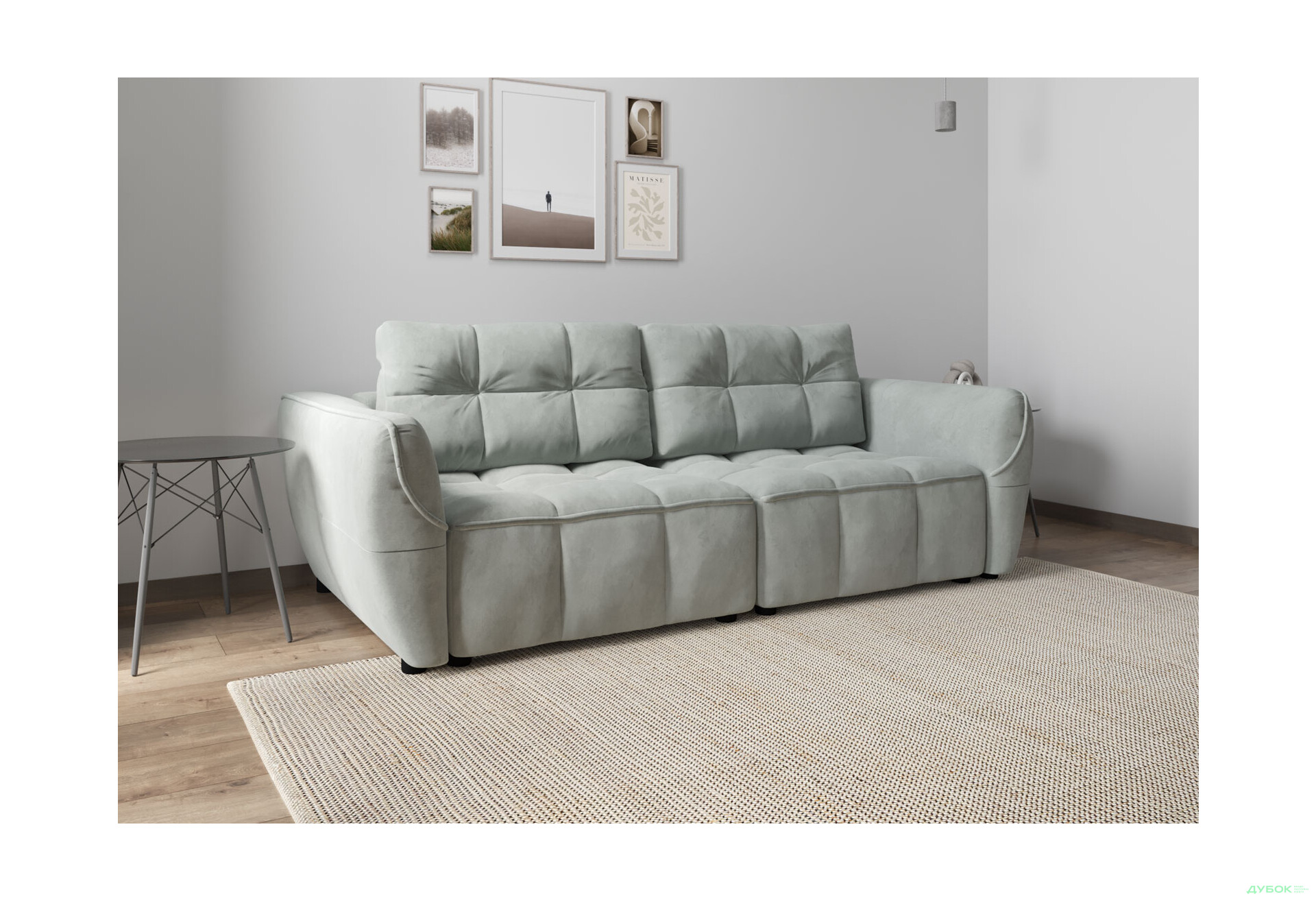 Диван Vika Монтана 245x125 см, світло-сірий (Allure Light grey) - Зображення 3 Зображення 3 - Диван Vika Монтана 245x125 см, світло-сірий (Allure Light grey)