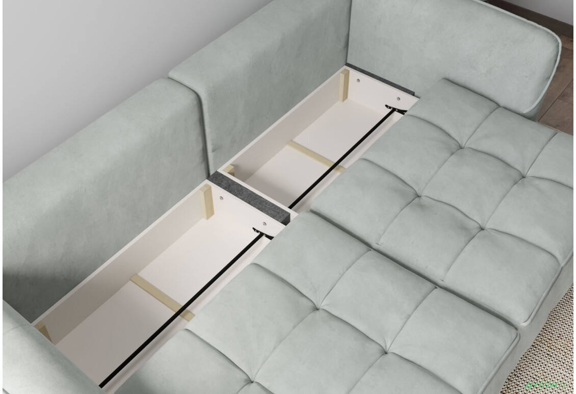 Диван Vika Монтана 245x125 см, світло-сірий (Allure Light grey) - Зображення 6 Зображення 6 - Диван Vika Монтана 245x125 см, світло-сірий (Allure Light grey)