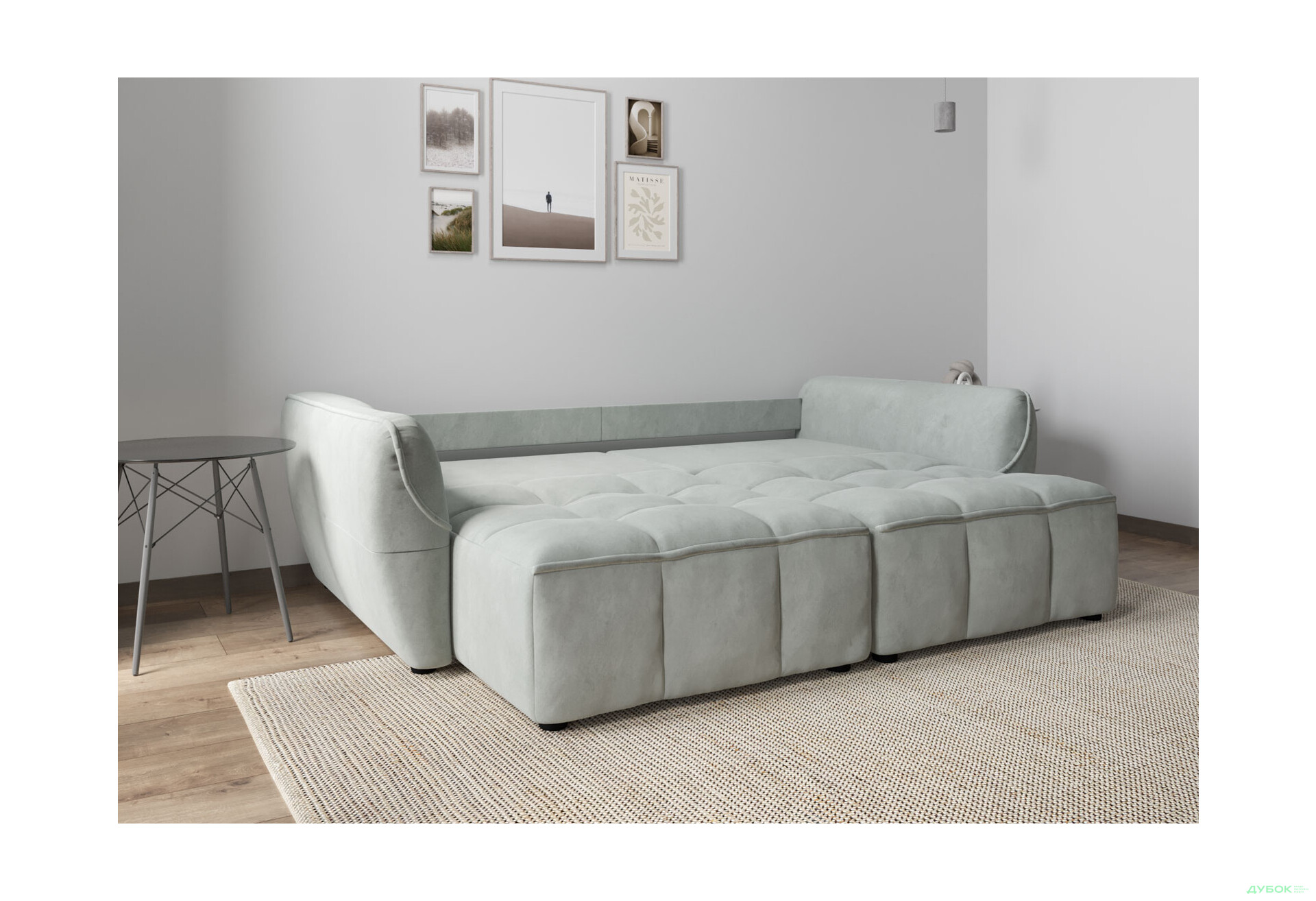 Диван Vika Монтана 245x125 см, світло-сірий (Allure Light grey) - Зображення 7 Зображення 7 - Диван Vika Монтана 245x125 см, світло-сірий (Allure Light grey)