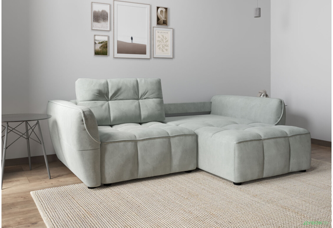 Диван Vika Монтана 245x125 см, світло-сірий (Allure Light grey) - Зображення 8 Зображення 8 - Диван Vika Монтана 245x125 см, світло-сірий (Allure Light grey)