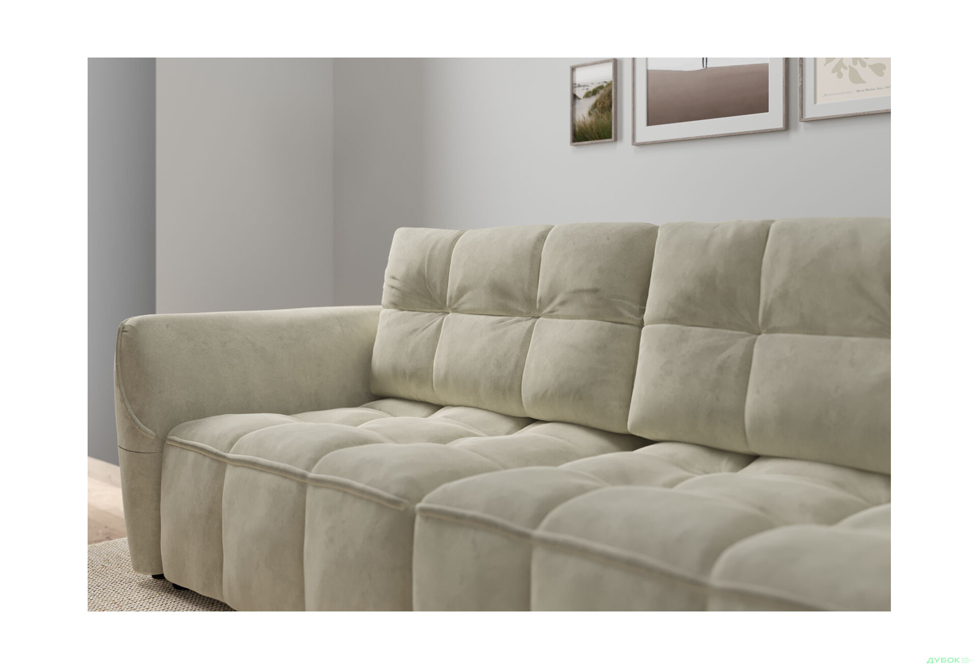 Диван Вика Монтана 245x125 см, светло-бежевый (Allure Ecru) - Изображение 5 Изображение 5 - Диван Вика Монтана 245x125 см, светло-бежевый (Allure Ecru)