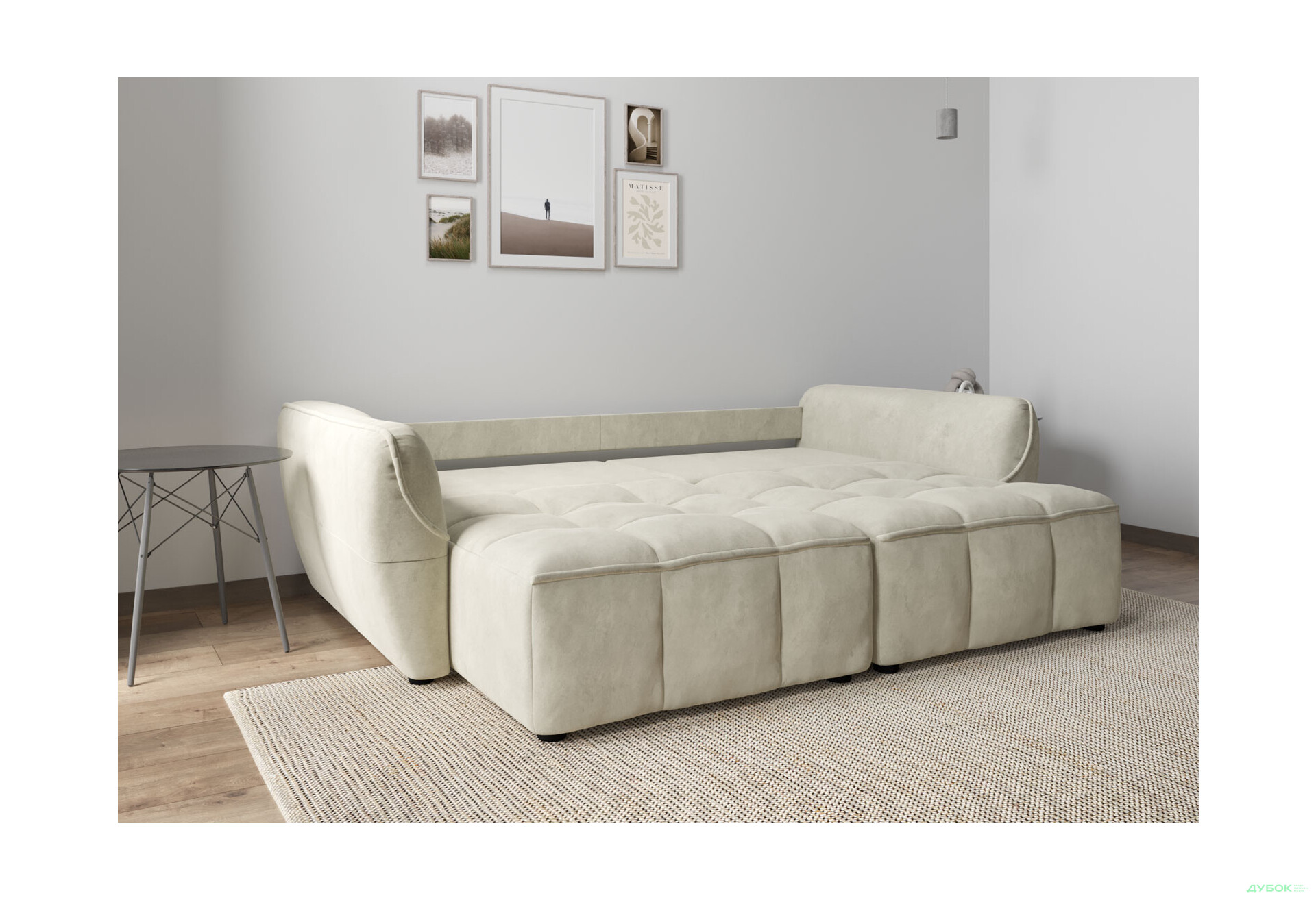 Диван Вика Монтана 245x125 см, светло-бежевый (Allure Ecru) - Изображение 6 Изображение 6 - Диван Вика Монтана 245x125 см, светло-бежевый (Allure Ecru)