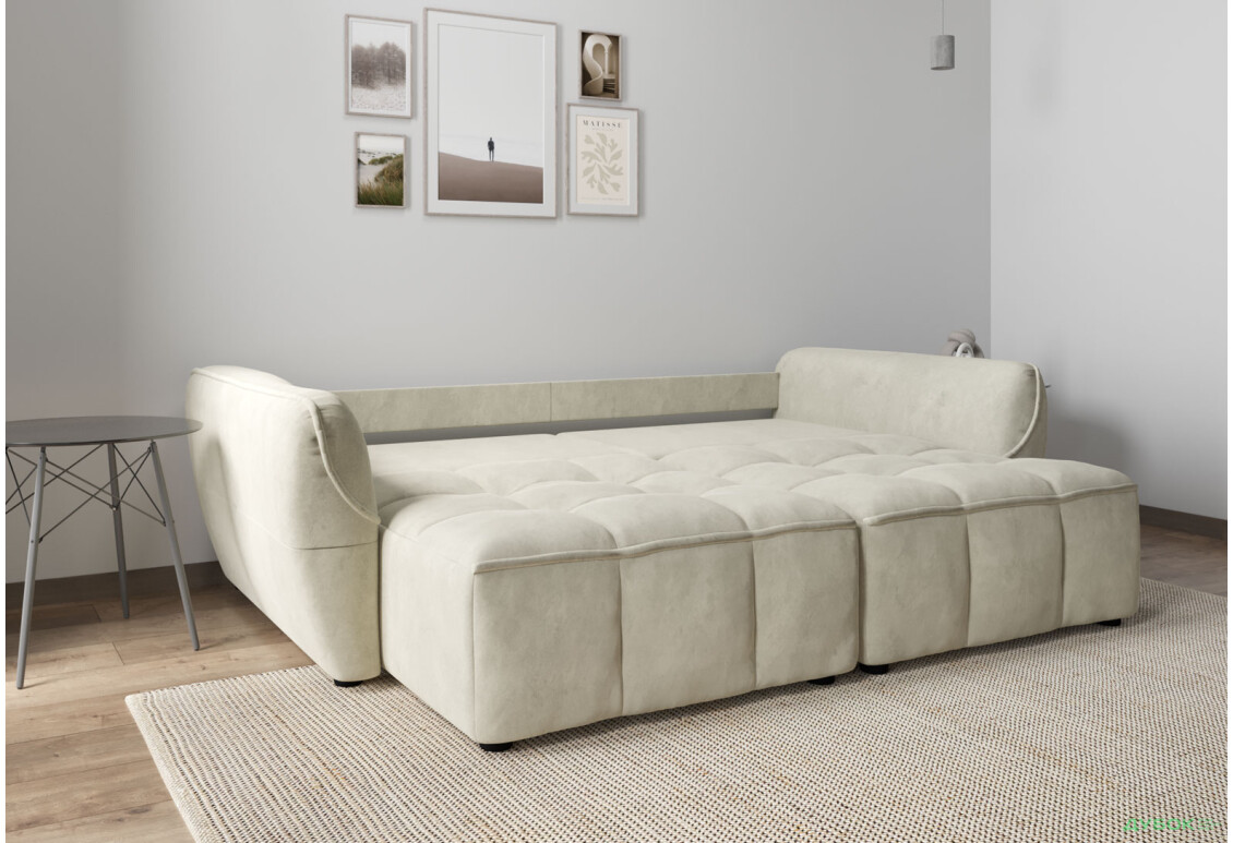 Диван Вика Монтана 245x125 см, светло-бежевый (Allure Ecru) - Изображение 6 Изображение 6 - Диван Вика Монтана 245x125 см, светло-бежевый (Allure Ecru)