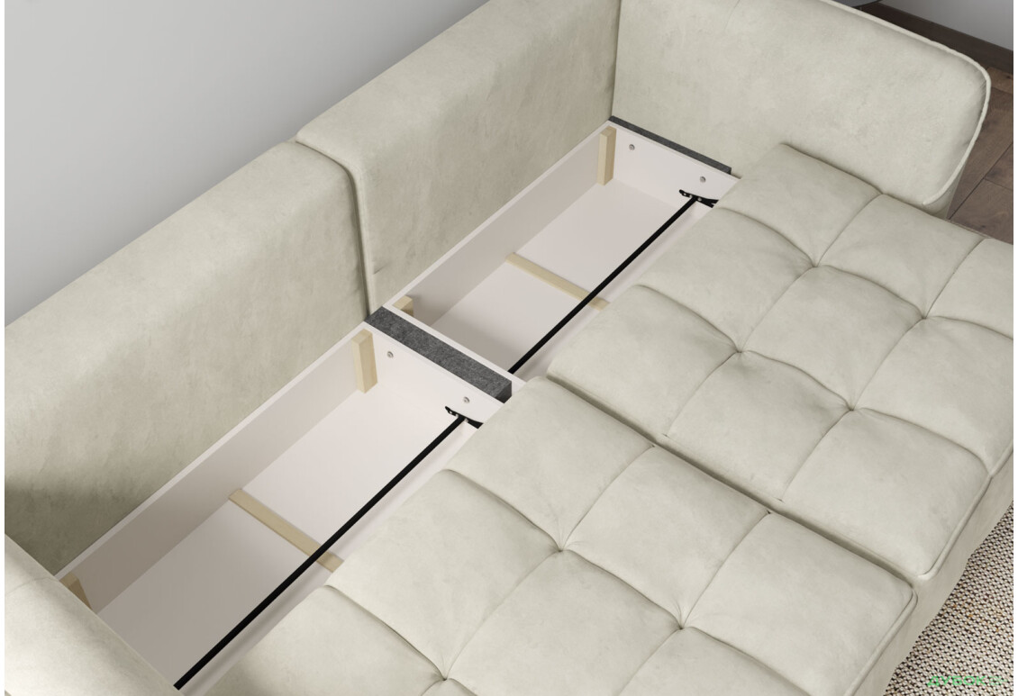 Диван Вика Монтана 245x125 см, светло-бежевый (Allure Ecru) - Изображение 8 Изображение 8 - Диван Вика Монтана 245x125 см, светло-бежевый (Allure Ecru)