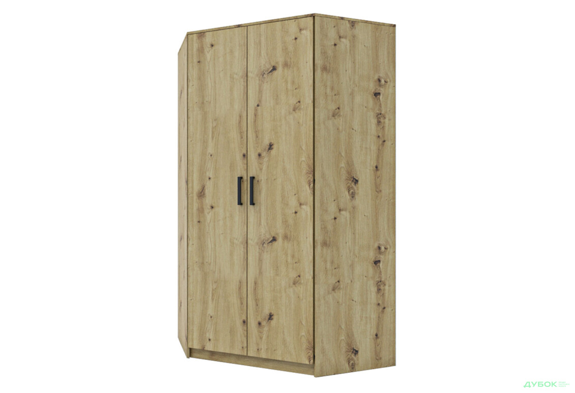 Шкаф уголовой Garant NV Simple / Симпл 2-дверная 115 см, дуб артизан