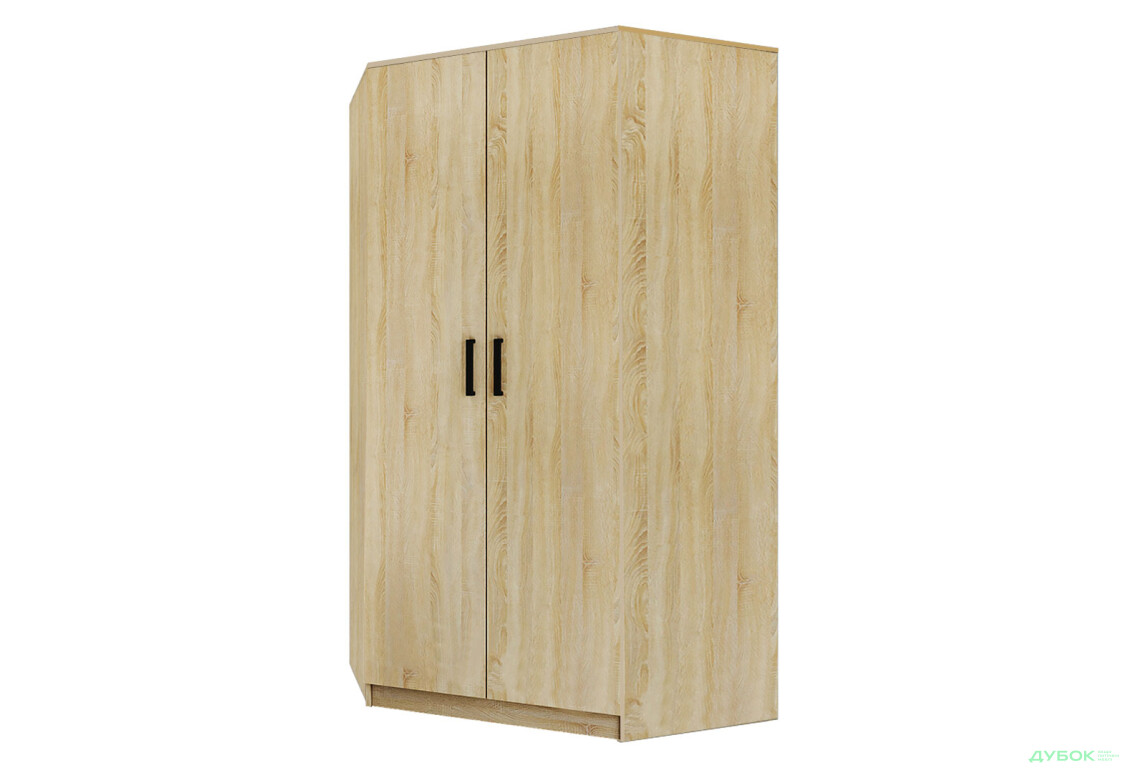 Шкаф уголовой Garant NV Simple / Симпл 2-дверная 115 см, дуб сонома