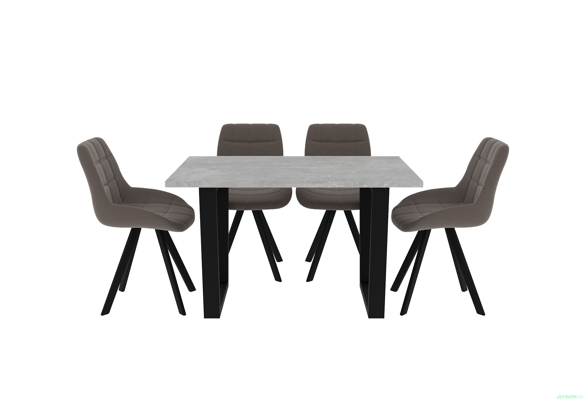 Стіл обідній Garant Луїсвіль 120x80 см індастріал - Зображення 7 Зображення 7 - Стіл обідній Garant Луїсвіль 120x80 см індастріал