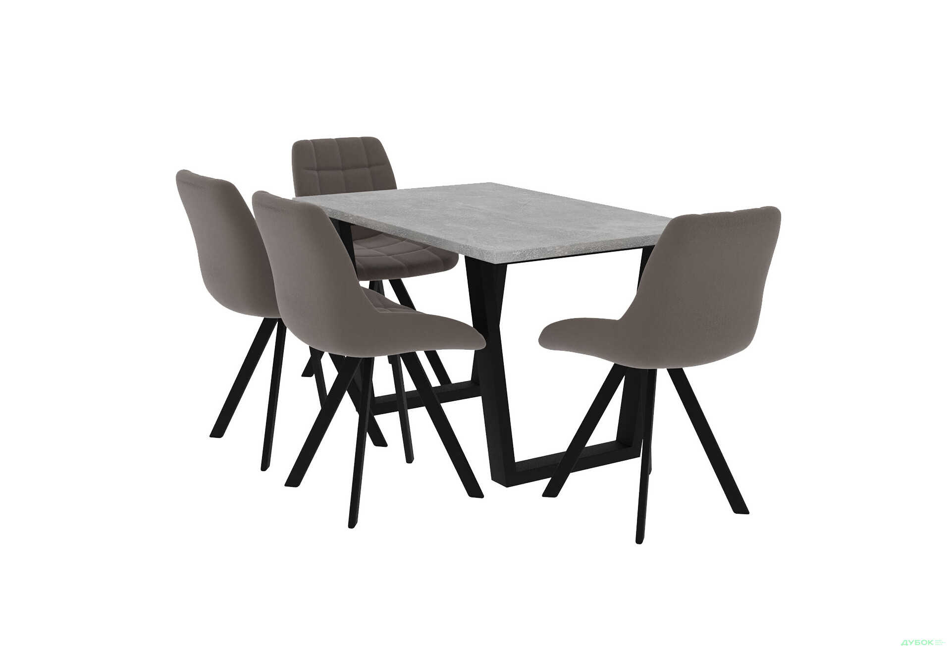 Стіл обідній Garant Луїсвіль 120x80 см індастріал - Зображення 6 Зображення 6 - Стіл обідній Garant Луїсвіль 120x80 см індастріал