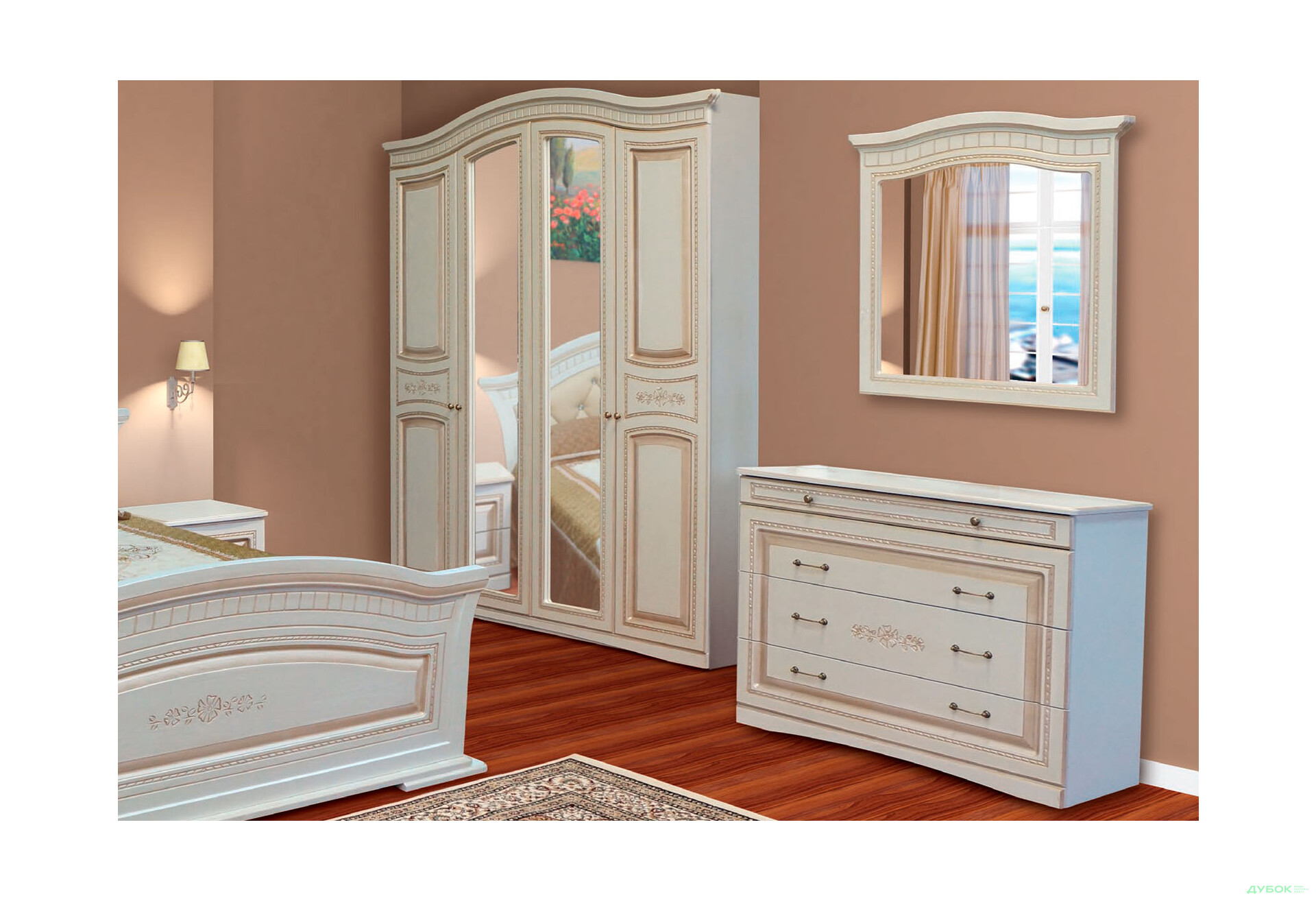 Изображение 3 - Спальня Николь патина Спальня 4Д Svit Mebliv