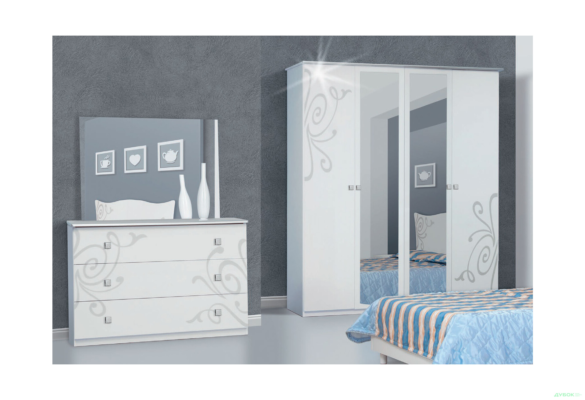 Изображение 4 - Модульная спальня Фелиция новая Svit Mebliv