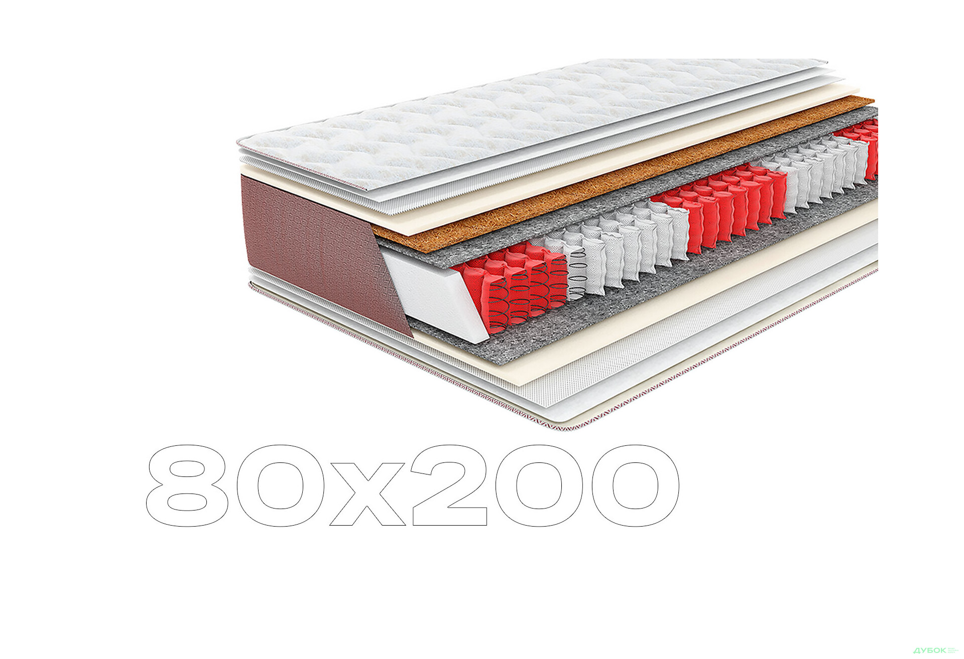 Матрац Come-for Делайт Софт 80х200 - Зображення 1 Зображення 1 - Матрац Come-for Делайт Софт 80х200