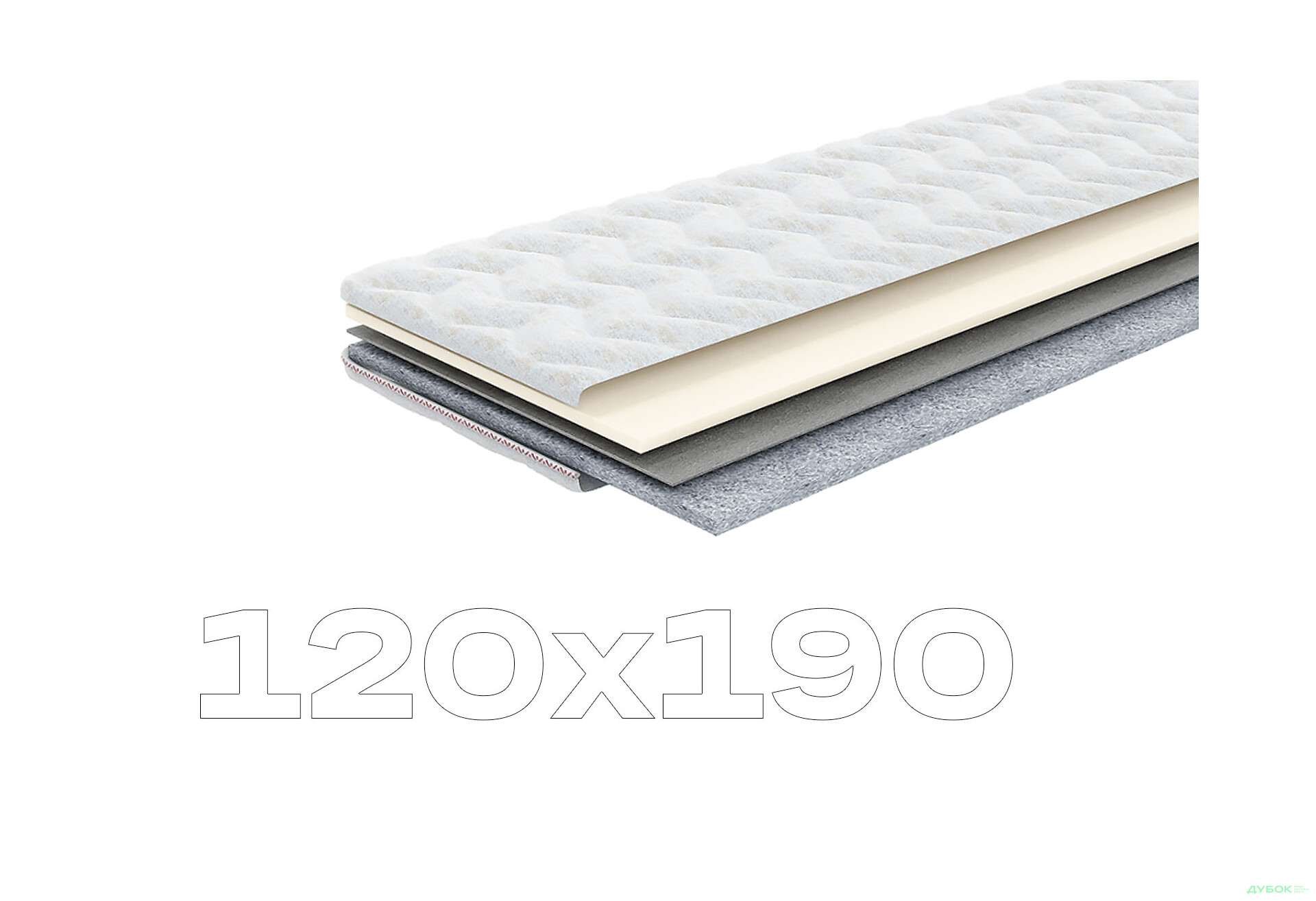 Зображення 1 - Матрац Футон Дует 120х190 Come-for