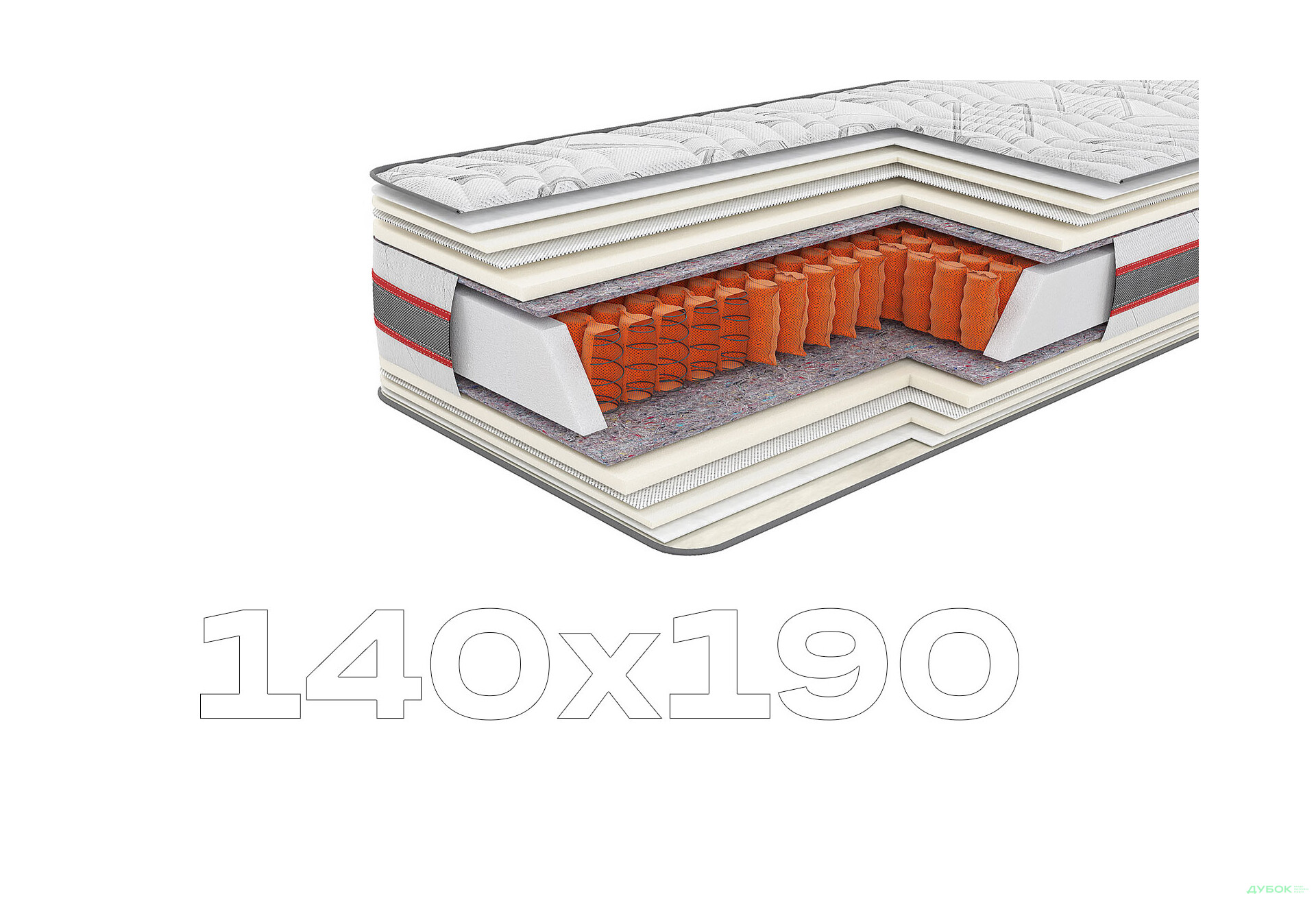 Изображение 1 - Матрас Аргон (серия Extra) 140х190 Come-for