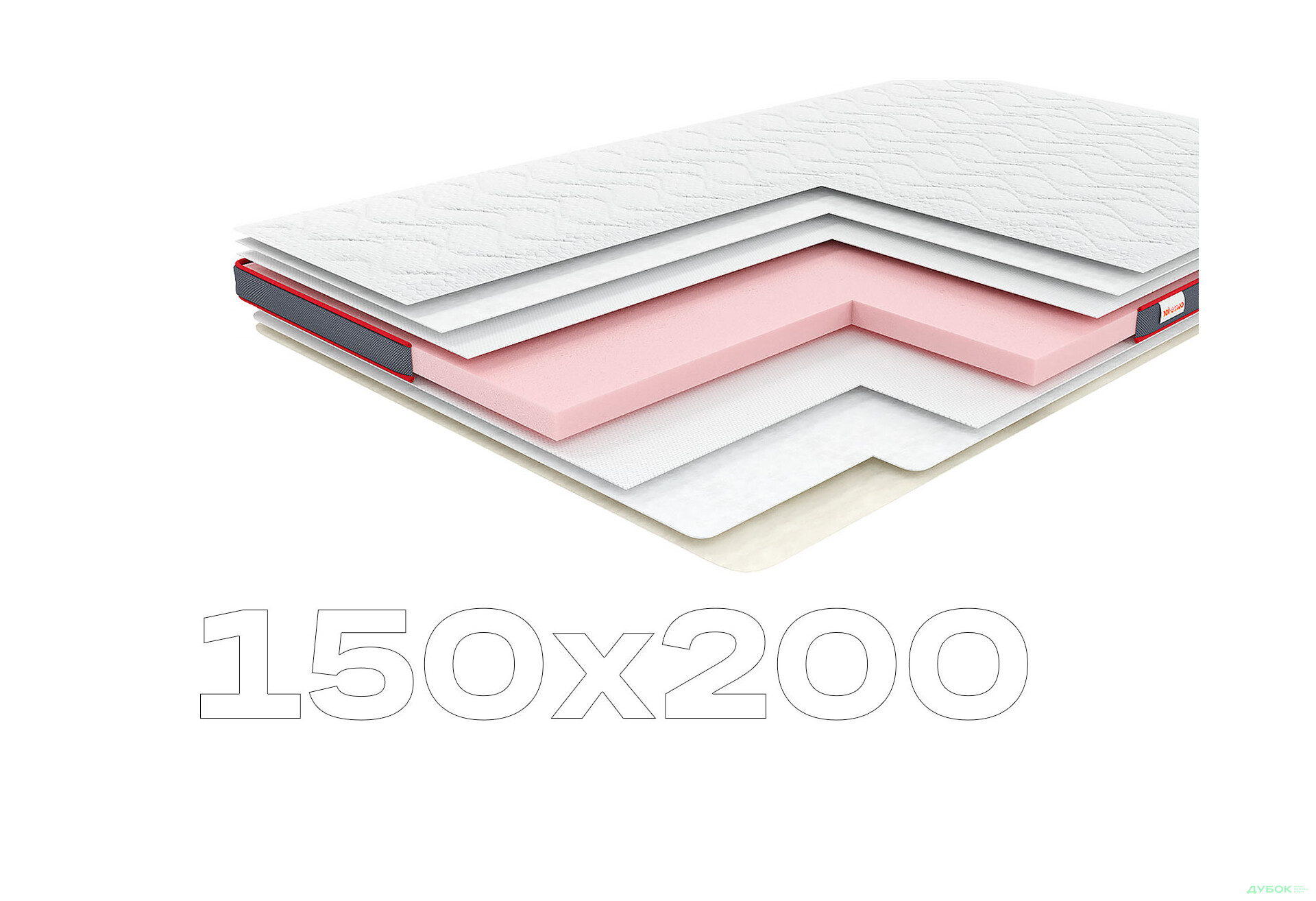 Зображення 1 - Матрац Футон Aero Flex 150х200 Come-for