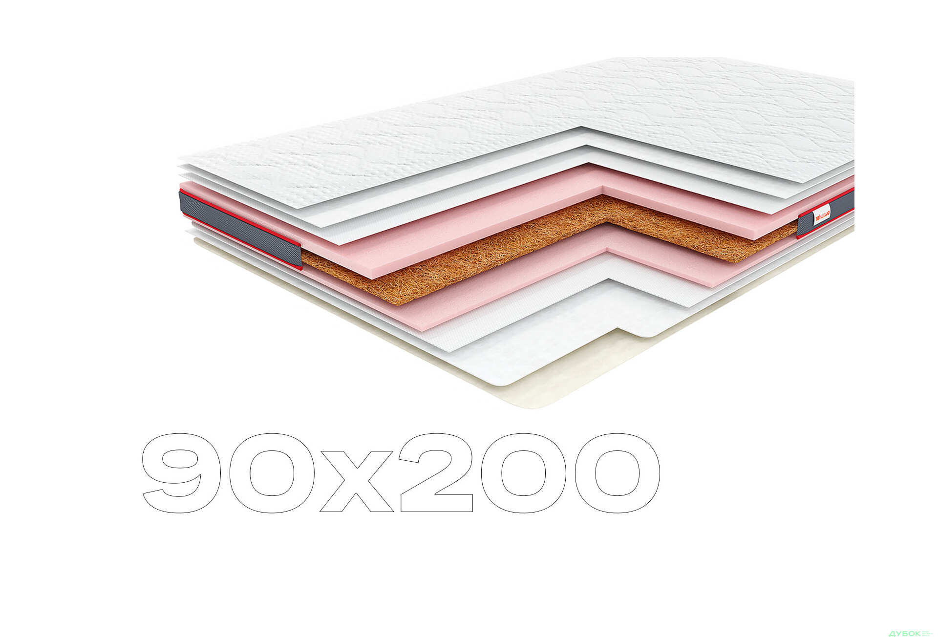 Зображення 1 - Матрац Футон Aero Cocos 90х200 Come-for