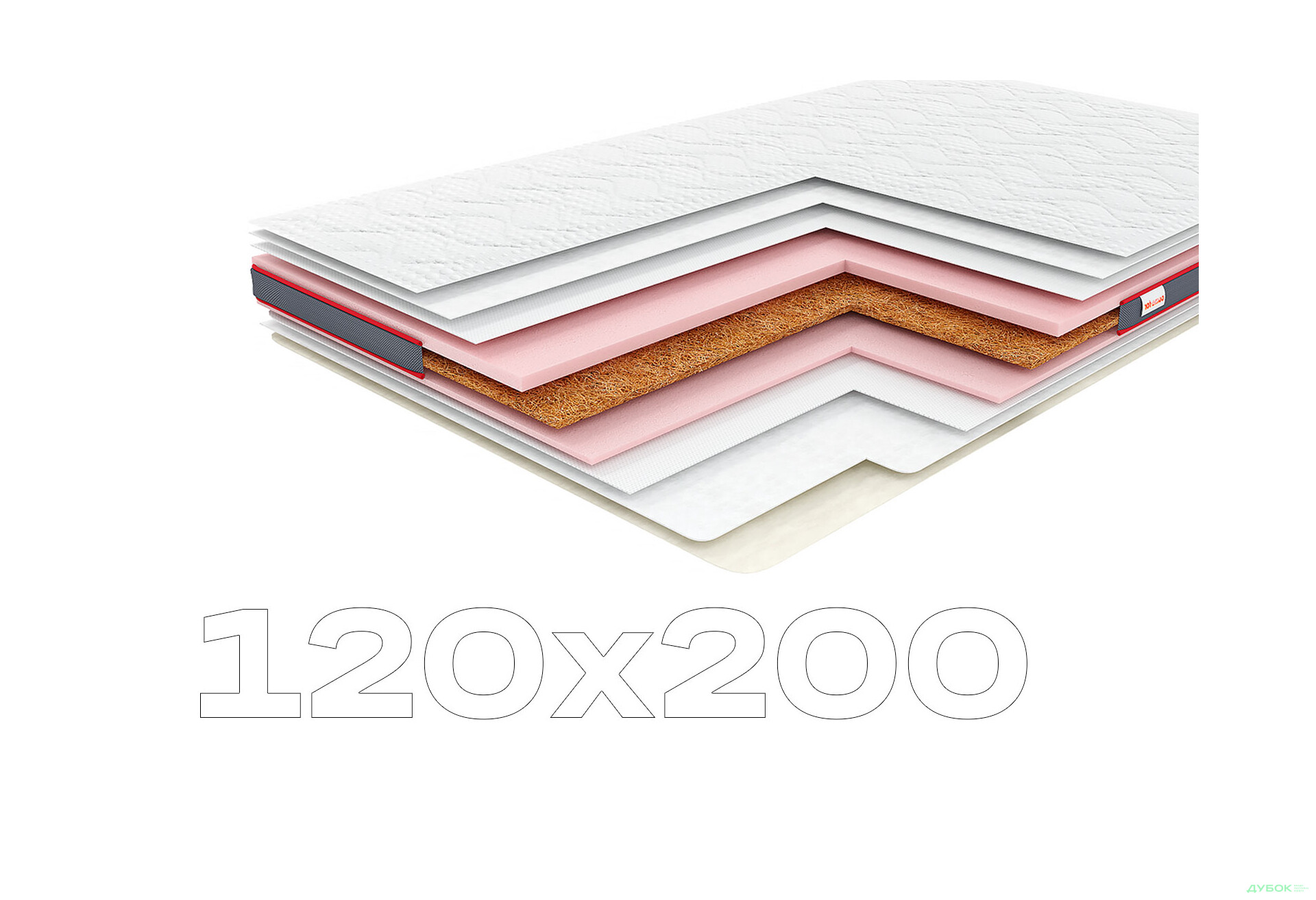 Зображення 1 - Матрац Футон Aero Cocos 120х200 Come-for