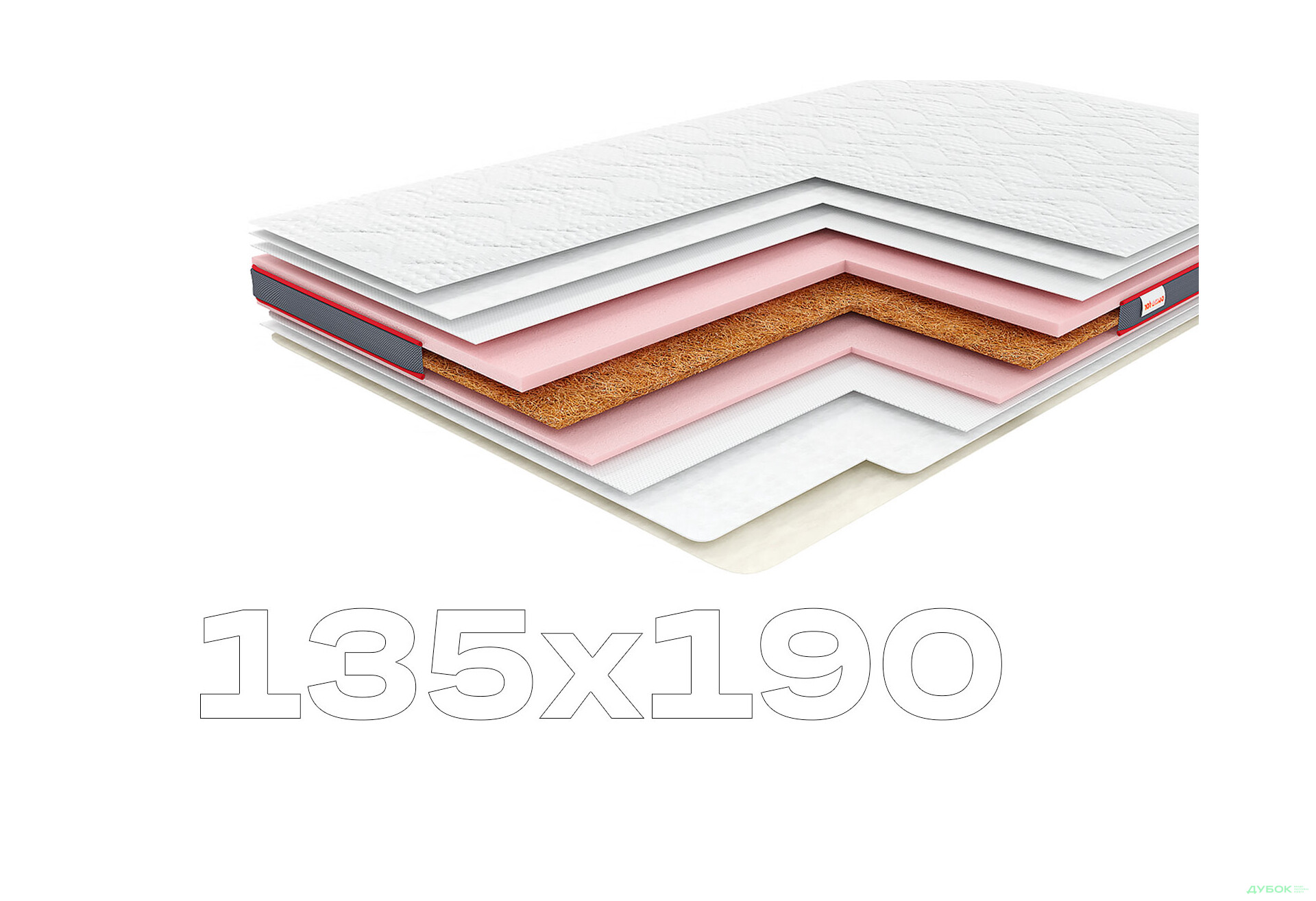 Зображення 1 - Матрац Футон Aero Cocos 135х190 Come-for
