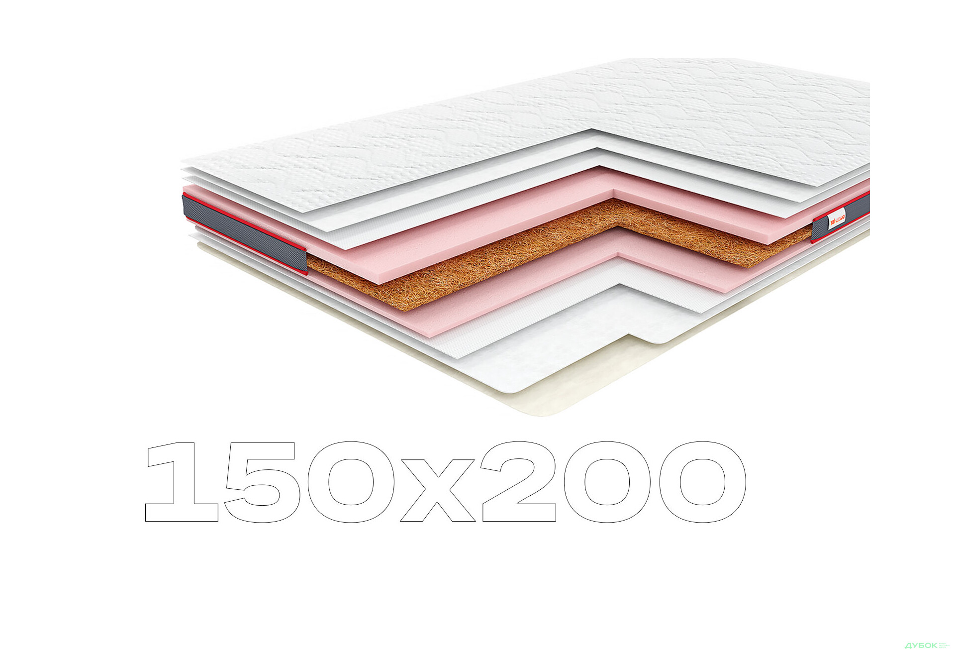 Матрац Футон Aero Cocos 150х200 Come-for - Зображення 1 Зображення 1 - Матрац Футон Aero Cocos 150х200 Come-for