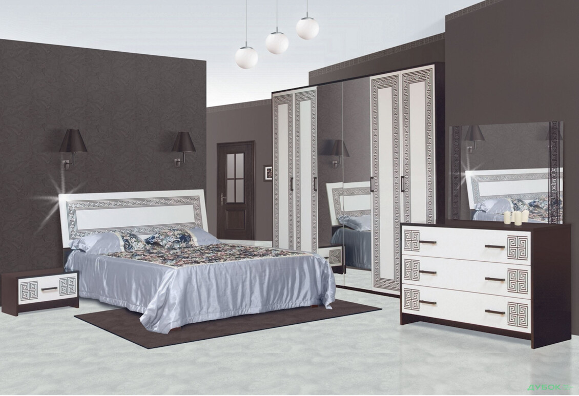 Модульная спальня Бася новая Svit Mebliv