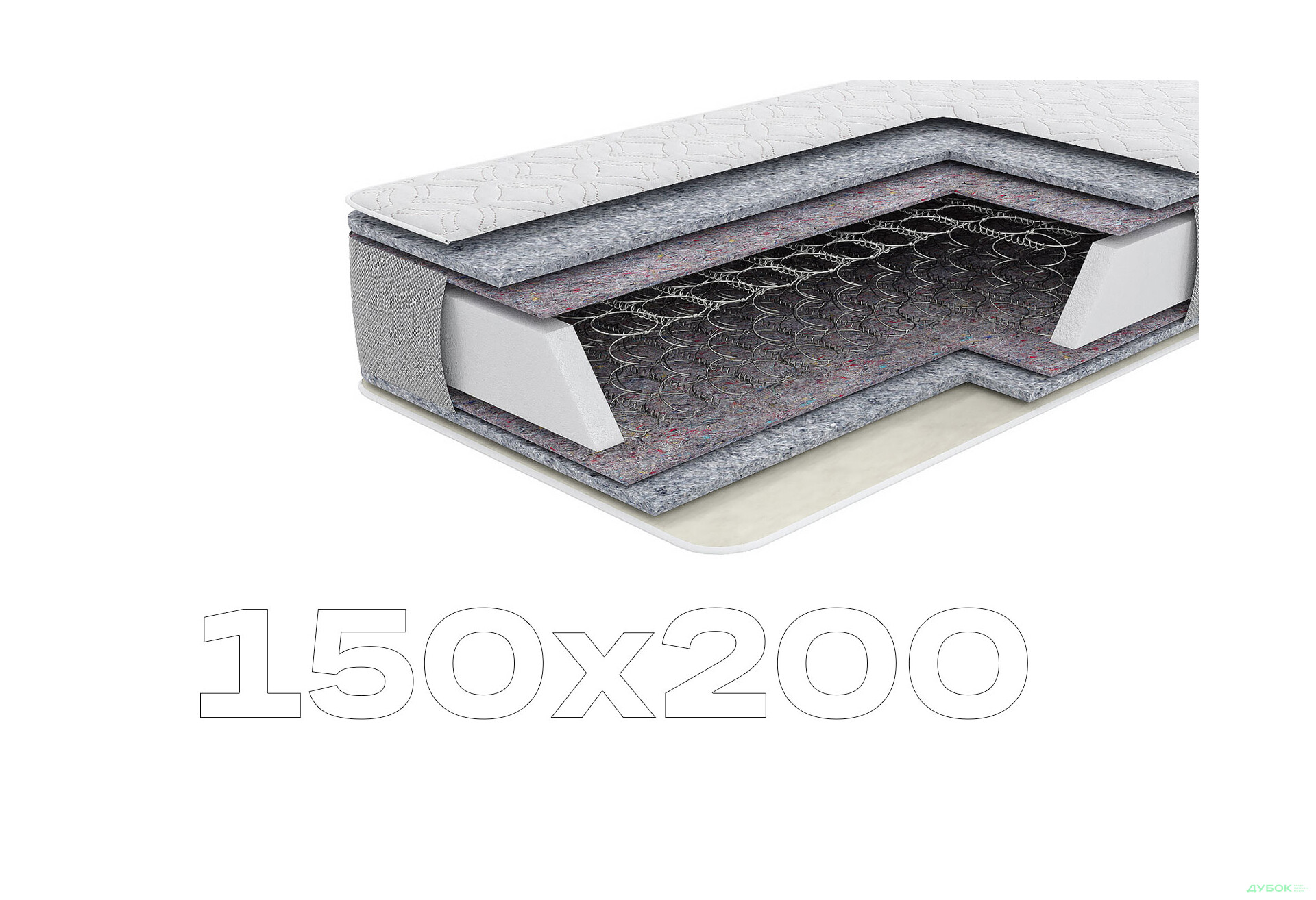 Зображення 1 - Матрац Зен / Zen (серія Relax) Come-for 150х200