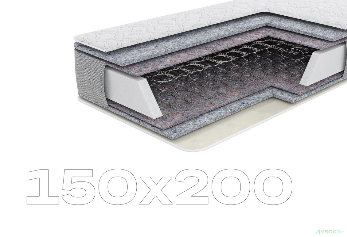 Матрац Зен / Zen (серія Relax) Come-for 150х200