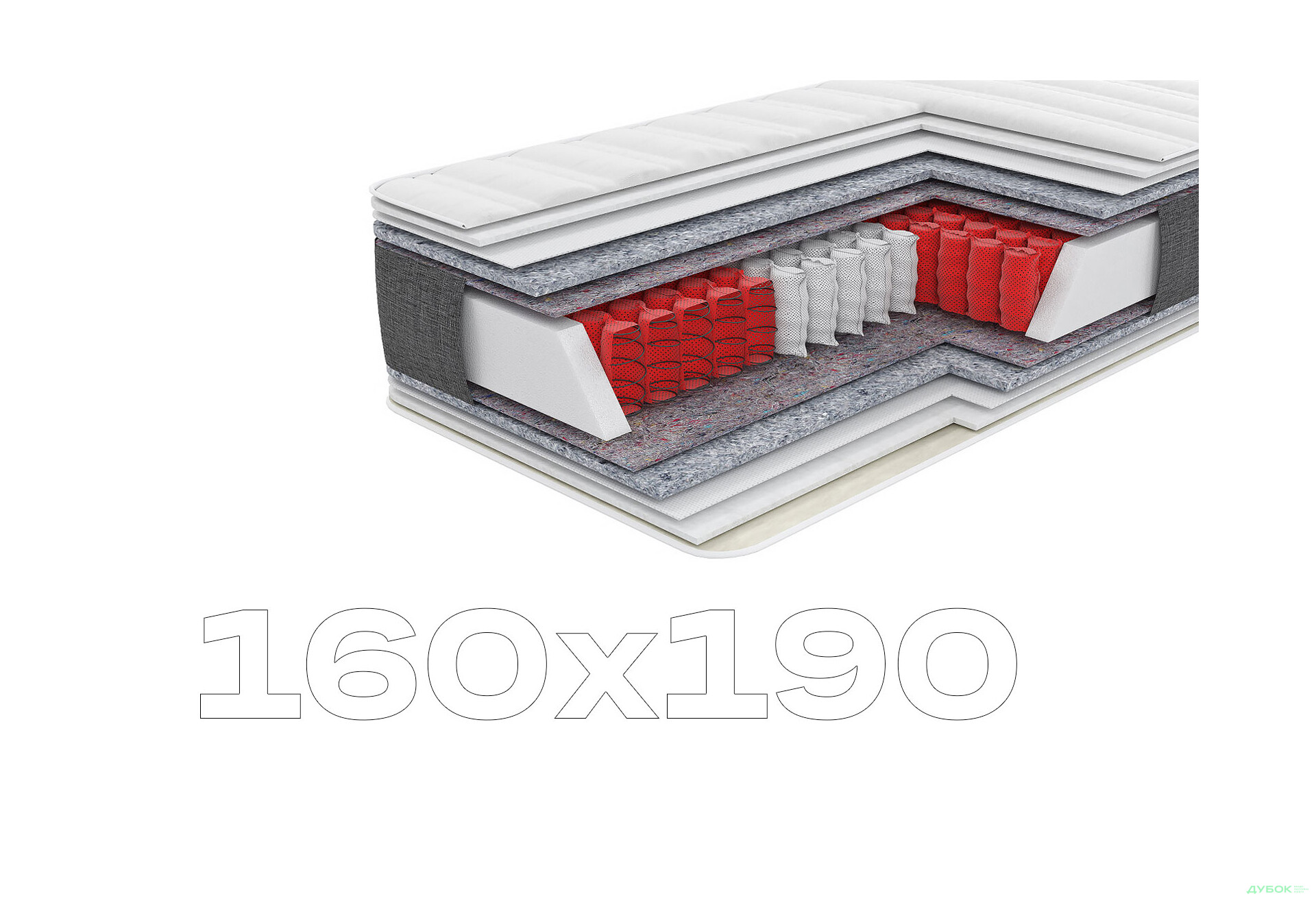 Зображення 1 - Матрац Рест / Rest (серія Relax) 160х190 Come-for