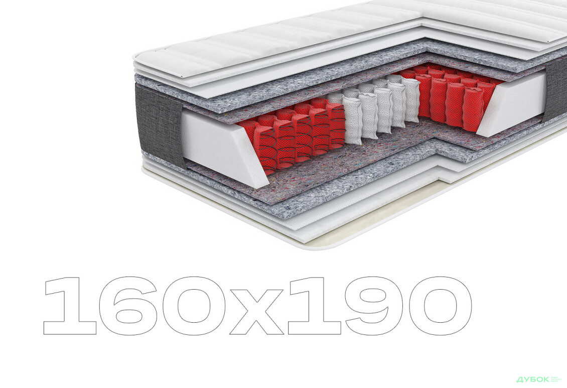 Матрац Рест / Rest (серія Relax) 160х190 Come-for