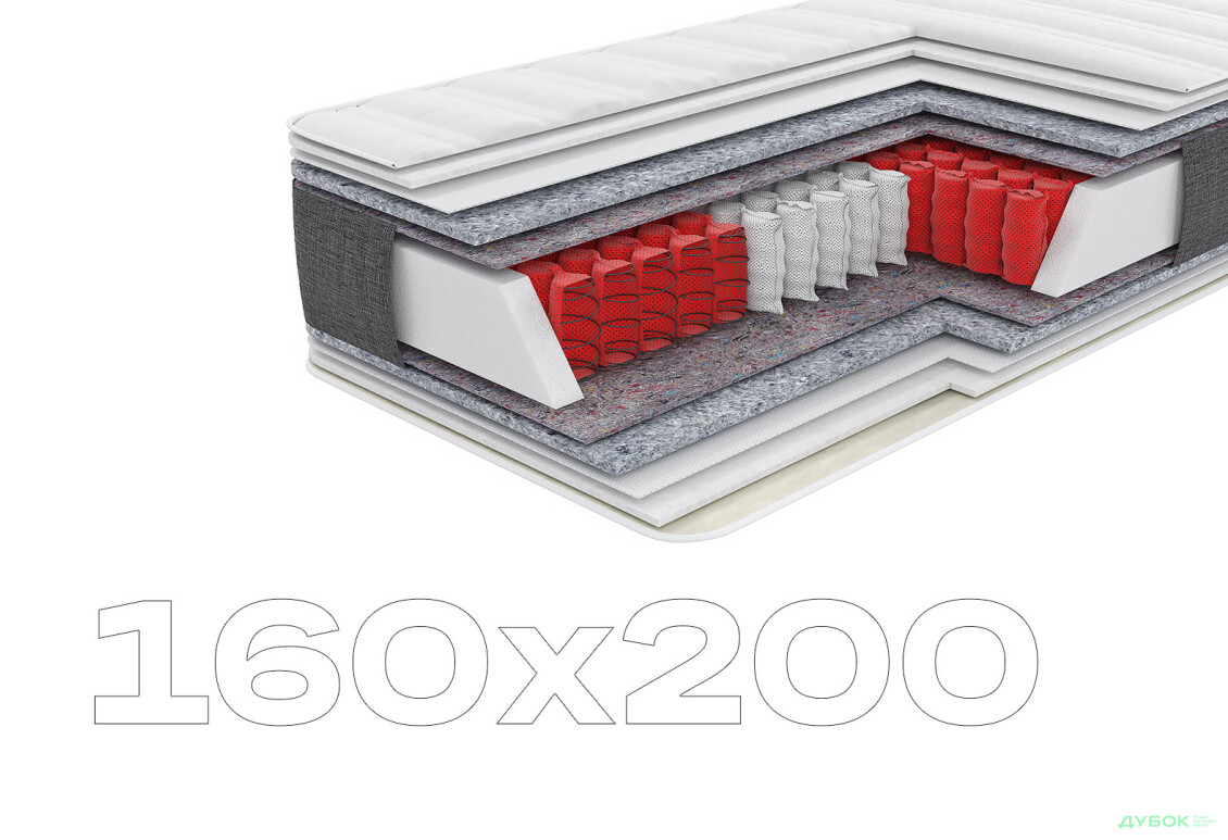 Матрац Рест / Rest (серія Relax) 160х200 Come-for