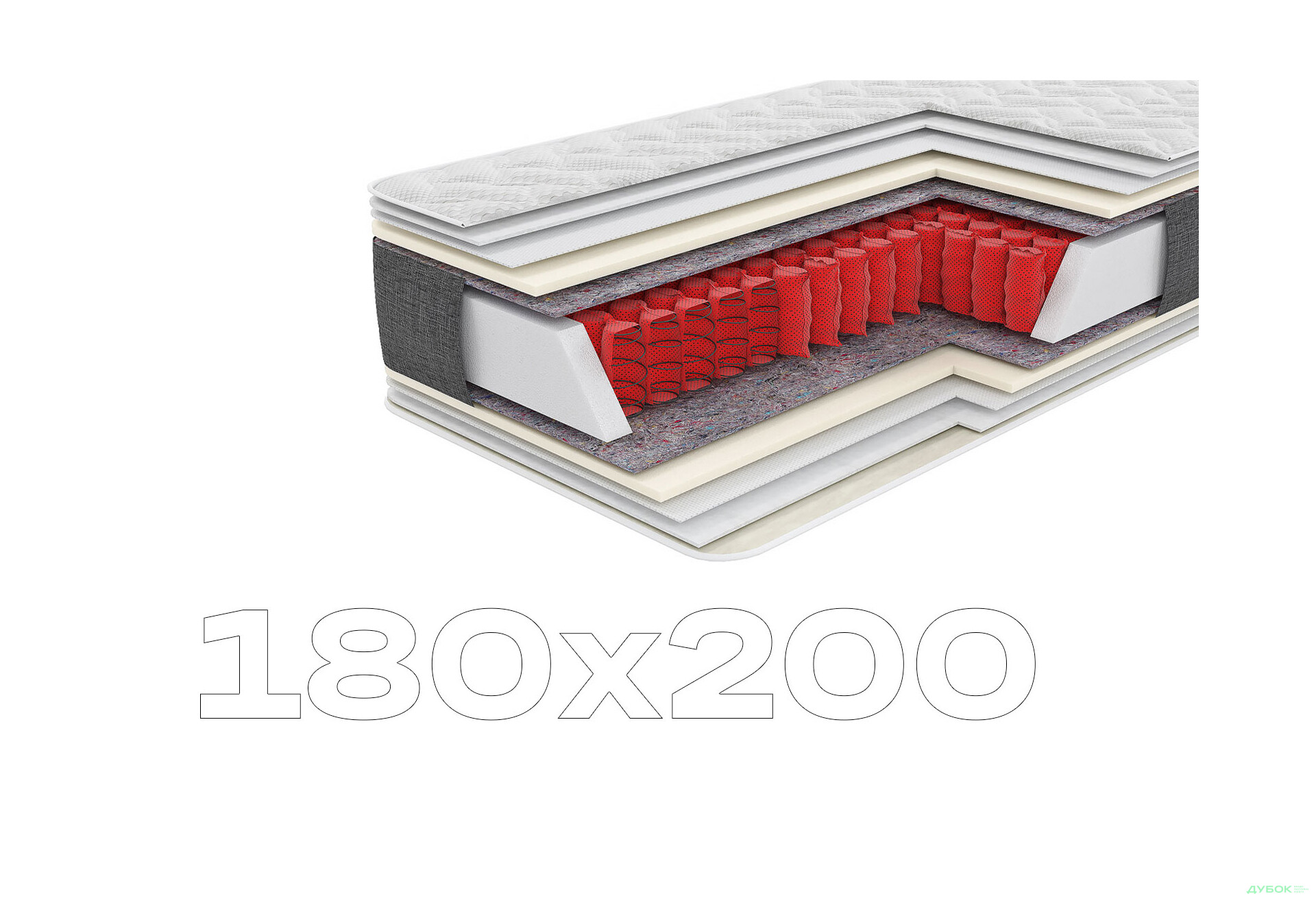 Зображення 1 - Матрац Йога / Yoga (серія Relax) 180х200 Come-for