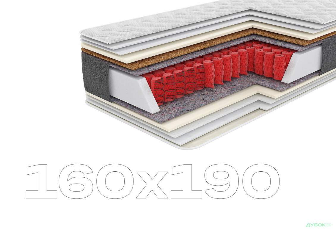 Матрац Саторі / Satori (серія Relax) 160х190 Come-for