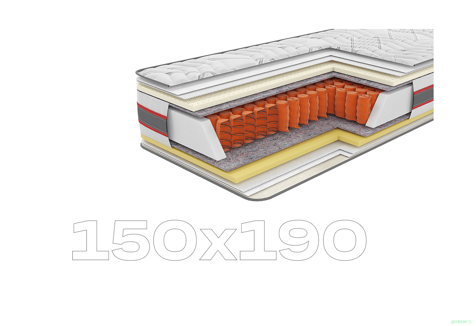 Зображення 1 - Матрац Ірідіум (серія Extra) 150х190 Come-for