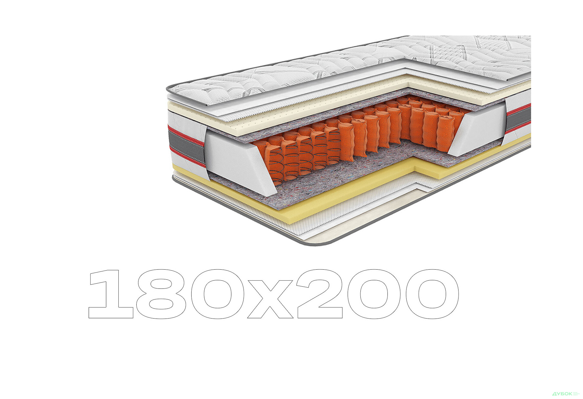 Зображення 1 - Матрац Ірідіум (серія Extra) 180х200 Come-for