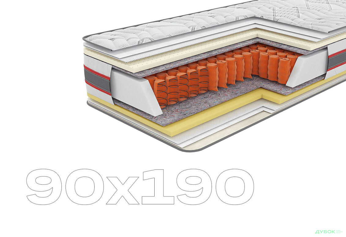 Матрац Ірідіум (серія Extra) 90х190 Come-for