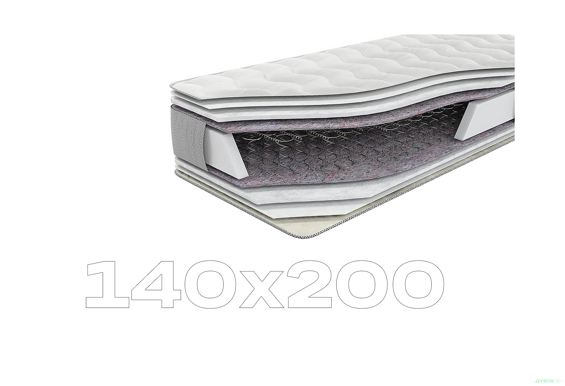 Изображение 1 - Матрас Этюд Гранд / Etude Grande (серія Sweet Sleep) 140х200 Come-for