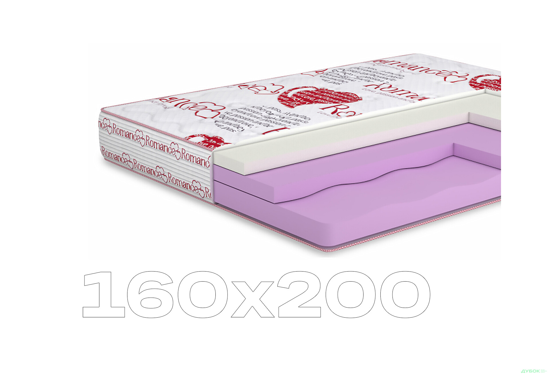 Изображение 1 - Матрас Флирт / Flirt (серия Романс) 160х200 Матролюкс