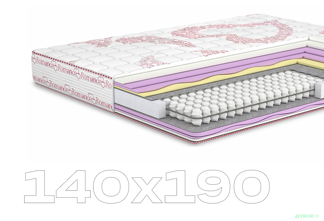 Матрац Аморе / Amore (серія Романс) 140х190 Matroluxe