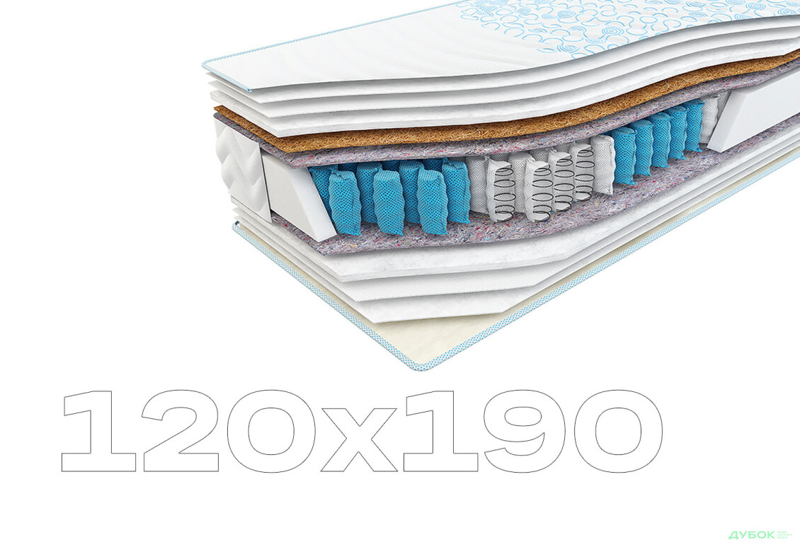 Матрац Октава / Octava (серія Sweet Sleep) 120х190 Come-for