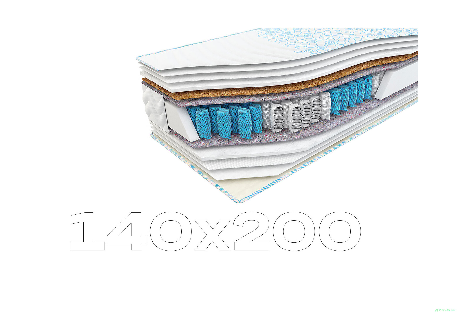 Изображение 1 - Матрас Октава / Octava (серія Sweet Sleep) 140х200 Come-for